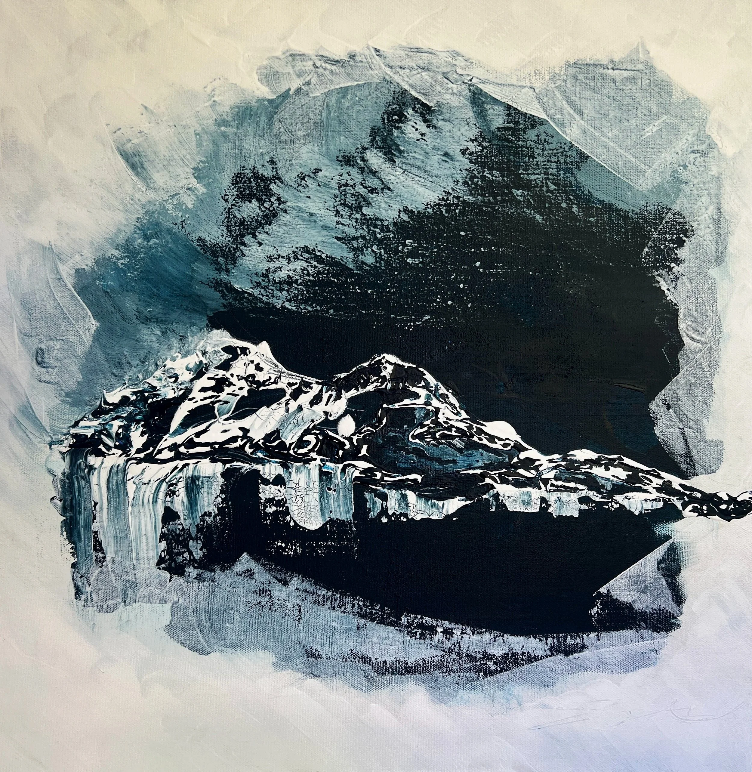   Placid,  2026  Acrylic on canvas  20 × 20 in  Available 