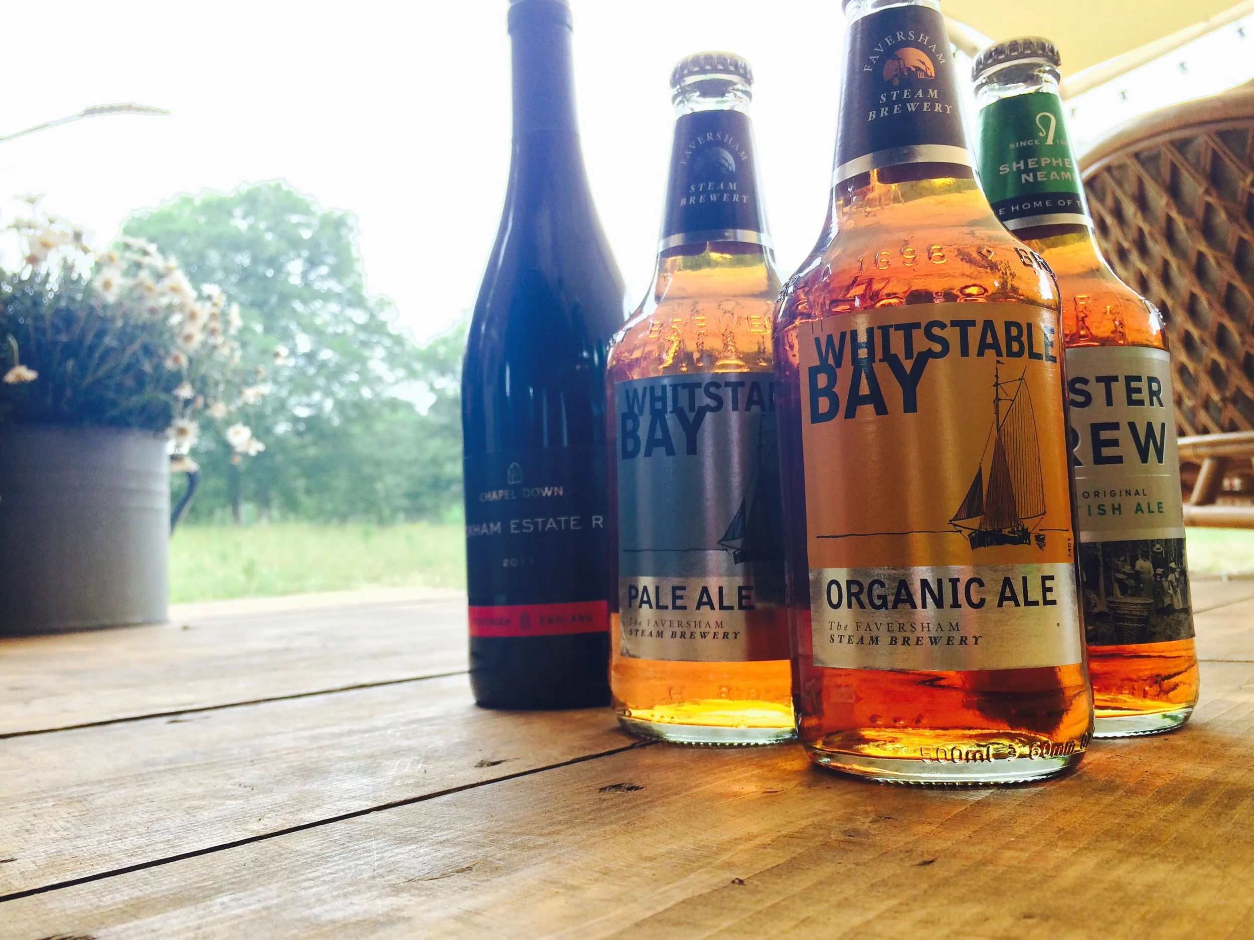 The Kent Mobile Bar Company supporting local producers of beer and wine.