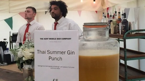 Try one of our punches served from our rustic mobile bar 