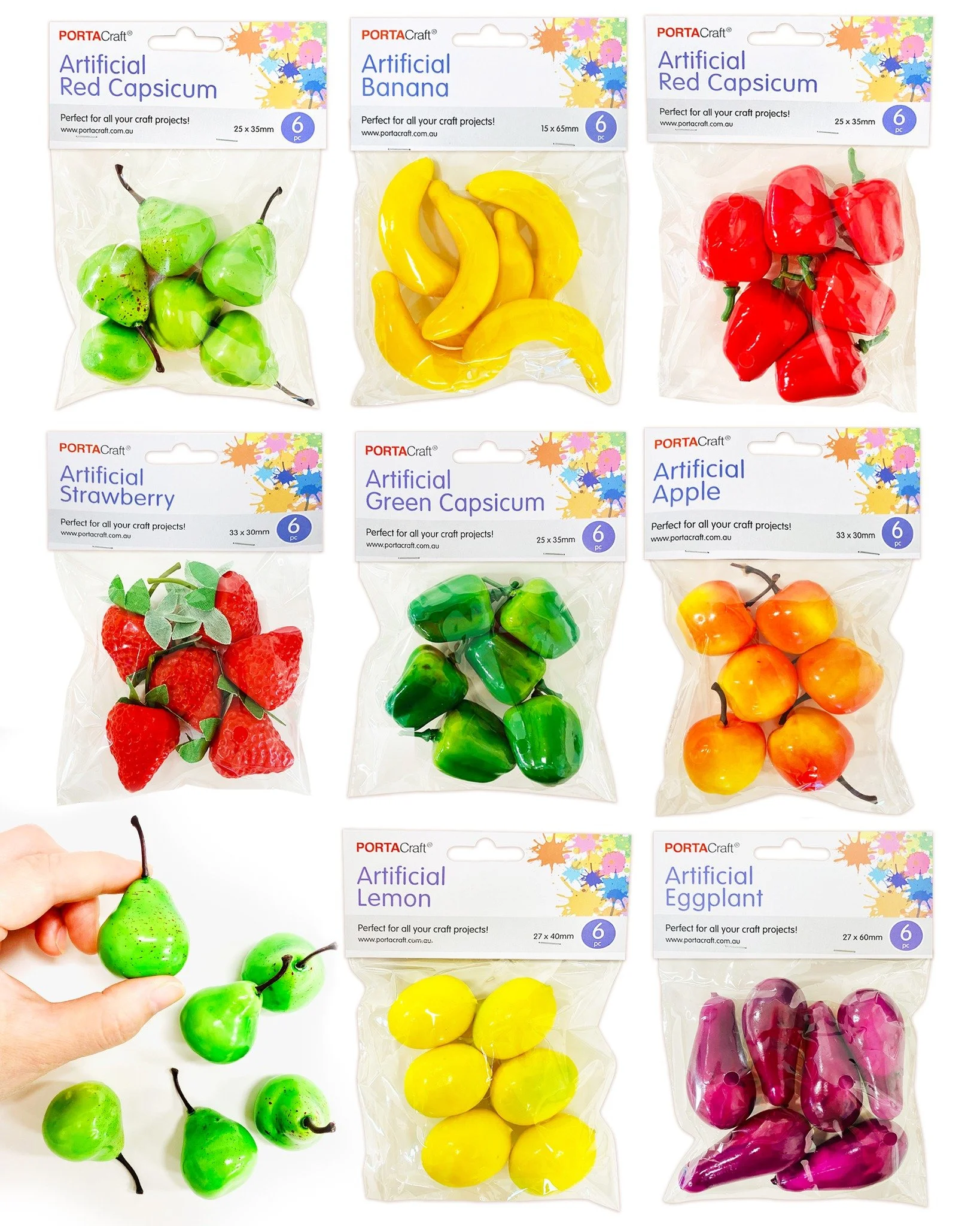 Perfect for centrepieces, wreath or as vase fillers, our artificial fruits look almost good enough to eat!
Order now.