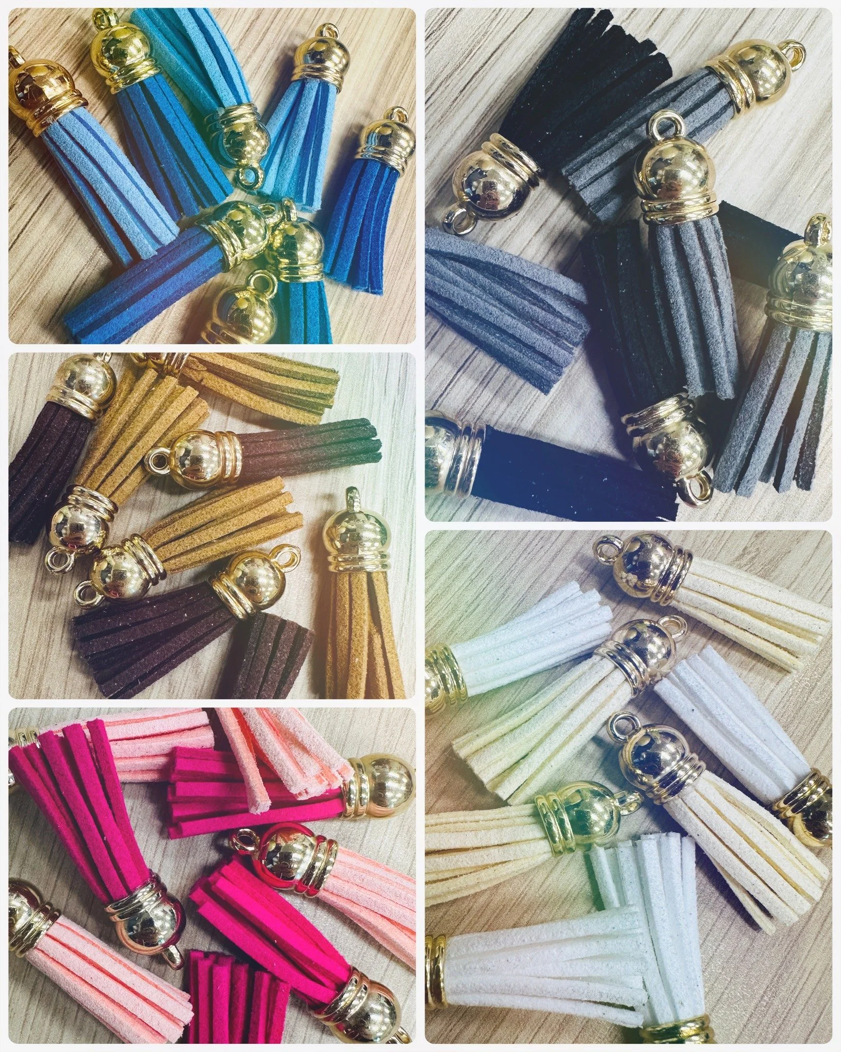 Add a fun and stylish finish to your jewellery, macrame or paper crafts today with our colourful tassels - available now!