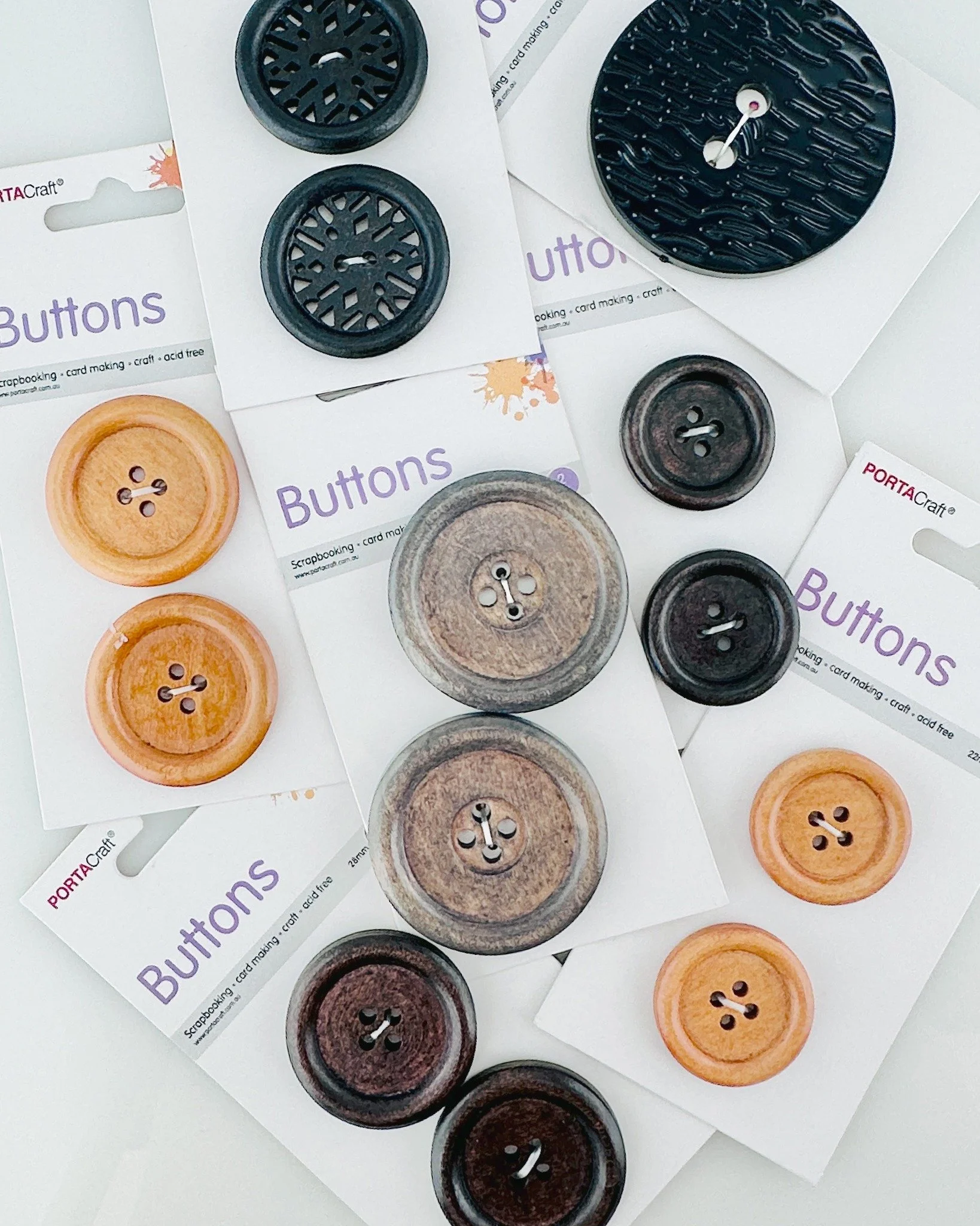 No buts it has to be Porta Craft buttons. Great selection. In stock now👀

#make #create #buttons #craft