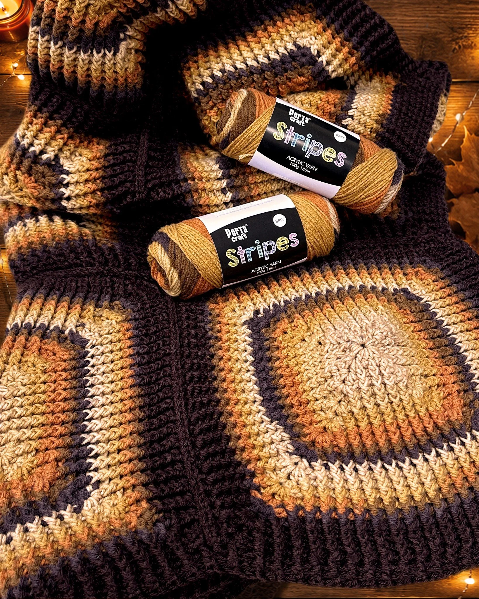 🧶🍂 Winter is Coming&hellip; Time to Get Hooked on Creativity! 🍂🧶

The colder weather is rolling in, so there&rsquo;s no better time to stock up on your favourite yarn for all your cozy winter projects! ❄️✨

Introducing Porta Craft Stripes Acrylic
