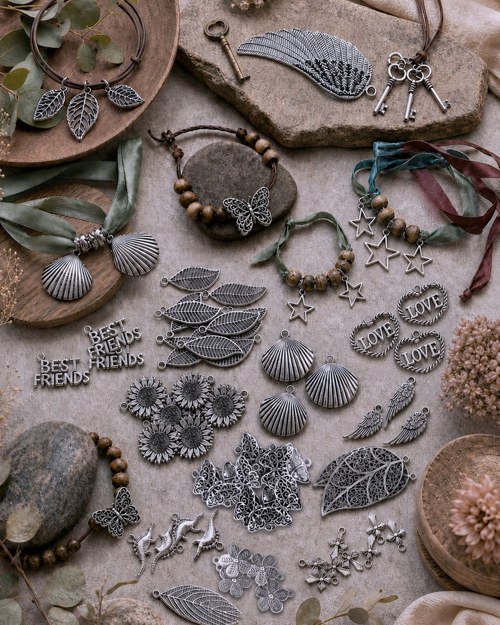 ✨🔗 Create Something Beautiful with Porta Craft Charms! 🔗✨

Bring your handmade creations to life with Porta Craft Charms! Whether you're designing jewellery, making personalised keyrings, or adding the perfect finishing touch to your DIY projects, 