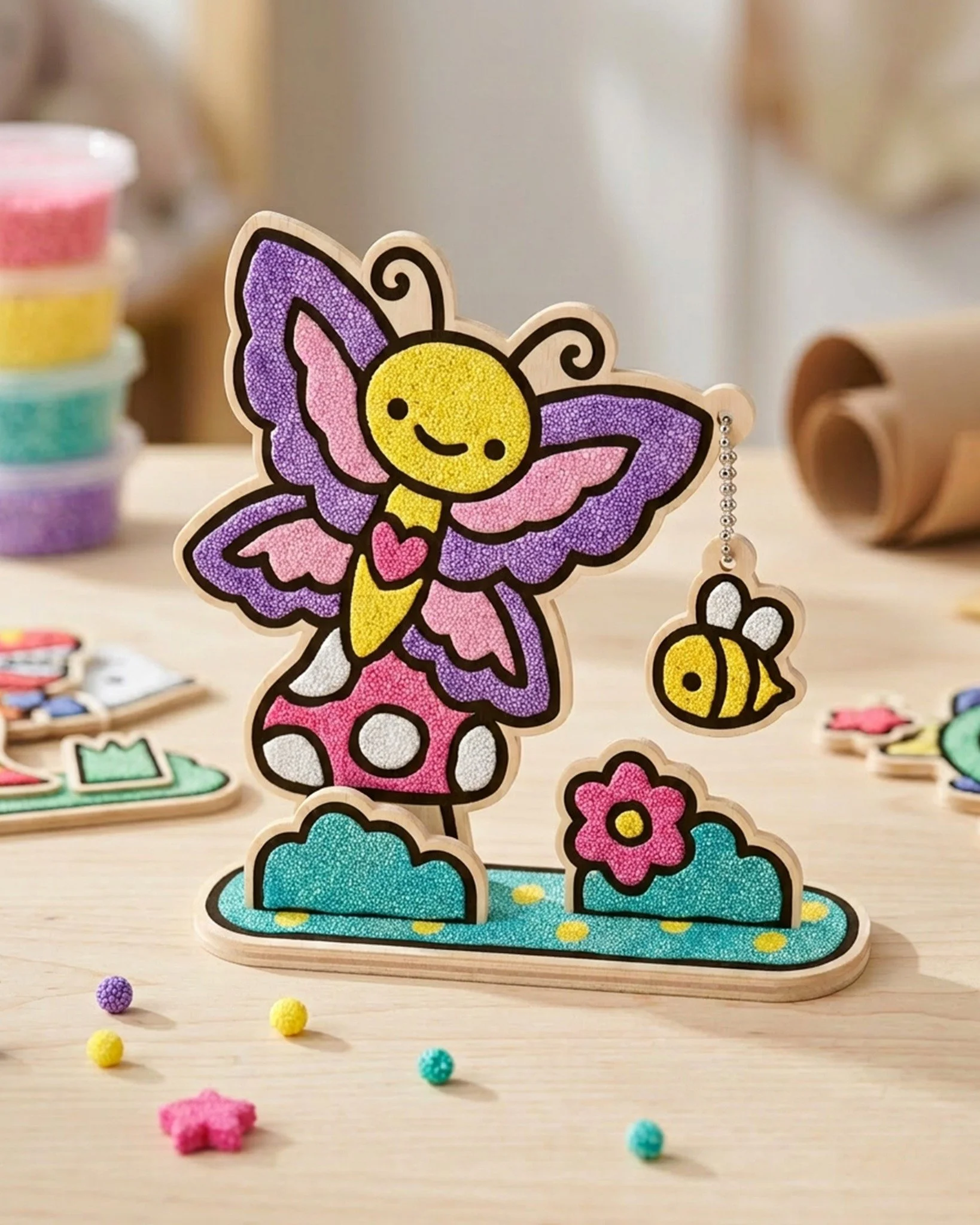 🦄🦋 Mess-Free Fun with Gooey Foam Wooden Craft Kits! 🦖🐠
 
Looking for a fun, creative activity to keep the kids entertained? Porta Craft Gooey Foam Wooden Craft Kits are the perfect choice! Simply decorate the wooden pieces with colourful gooey fo