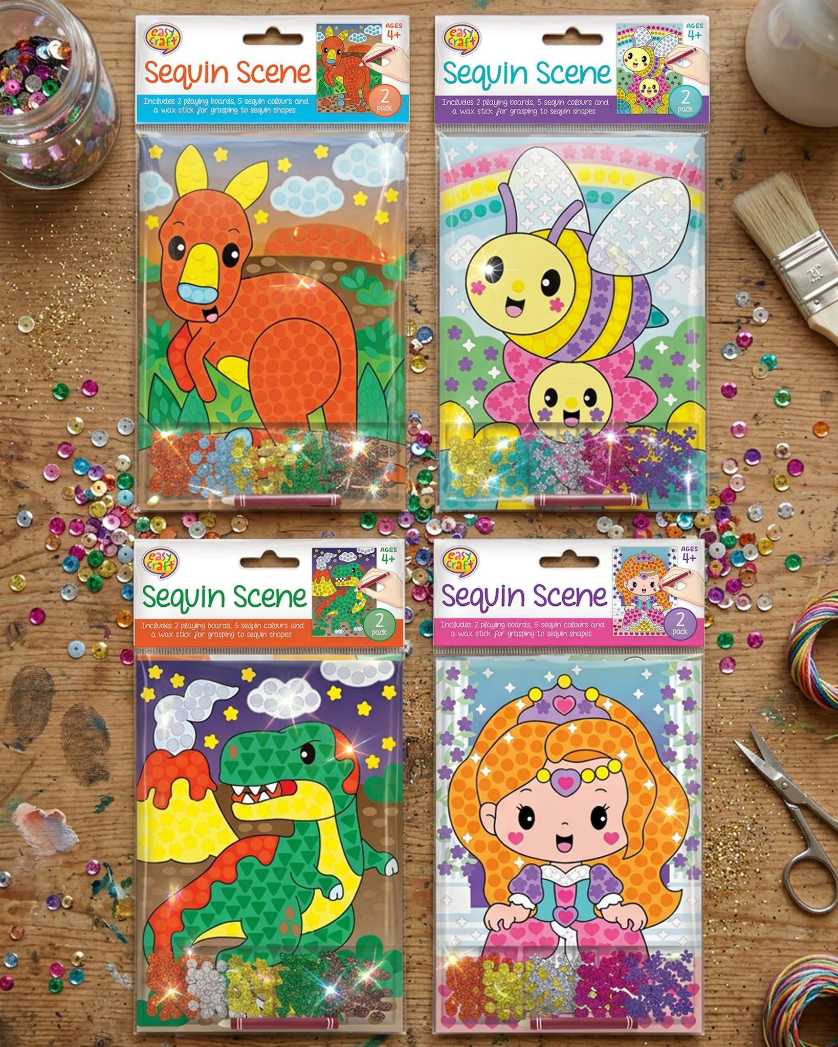 ✨ NEW at Porta Craft &ndash; Sequin Scene Craft Kits! ✨
Looking for a fun, creative activity to keep the kids entertained? Our Sequin Scene kits are the perfect mess-free craft project for little hands! Simply place the colourful sequins onto the mat