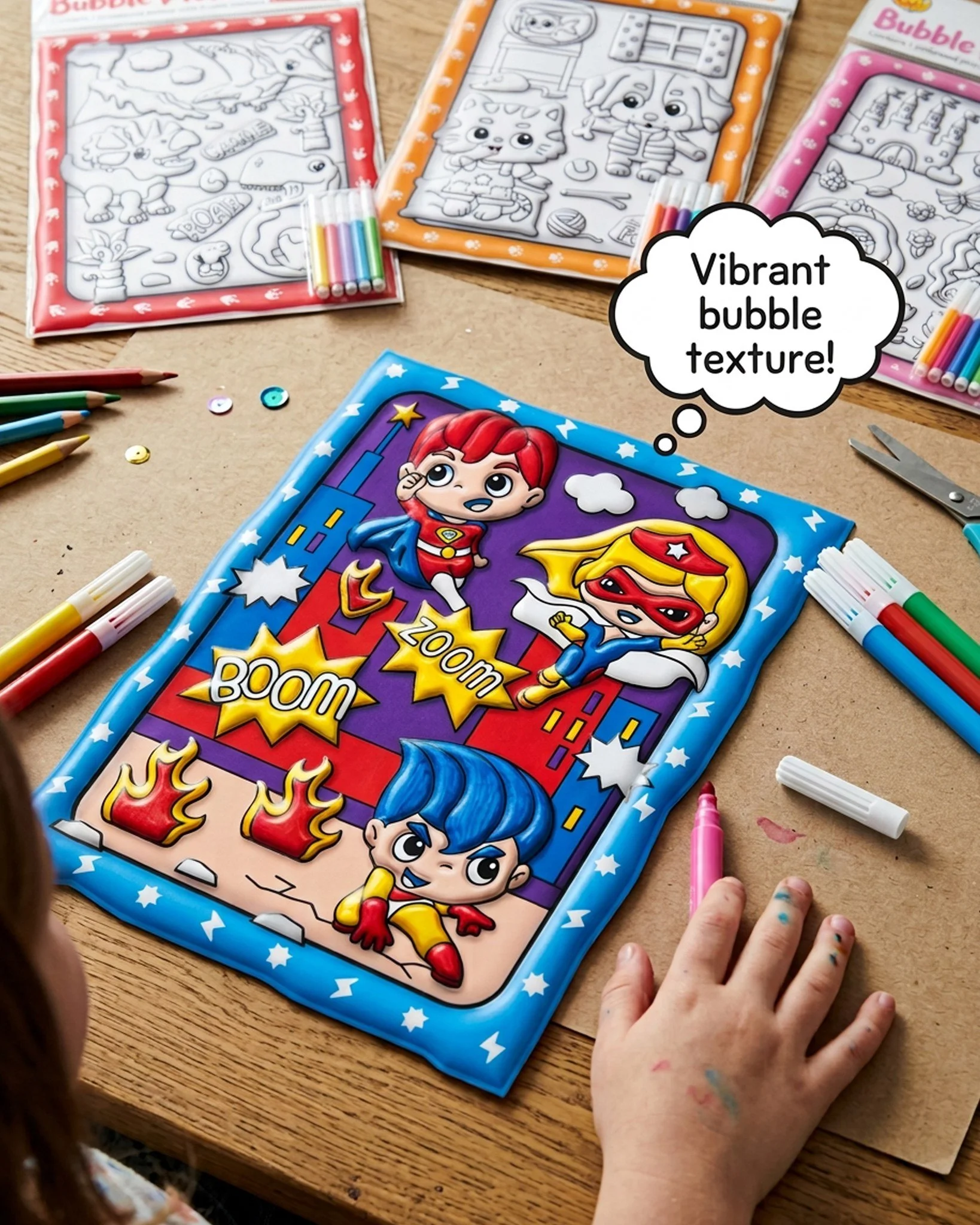 Looking for an easy, fun and creative activity for the kids? 🌈✨
Let their imagination run wild with our Bubble Picture activity!

🖍️ Colour &amp; have fun
🫧 Fun bubble texture for a unique finished picture
🎨 Different fun designs to choose from
?