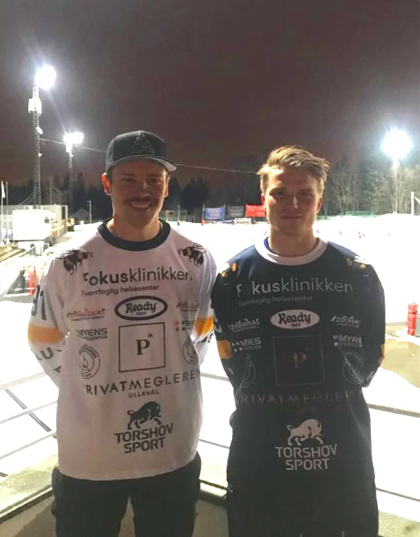 A-lagsspillerne Felix Ljungberg og Simon Carlsen har fått god hjelp av Fokusklinikken.