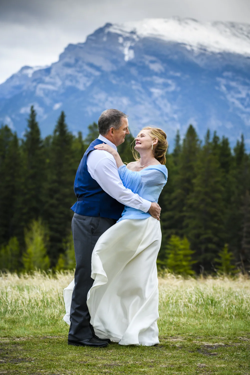 Karen and Todd's canmore wedding at Quarry Lake