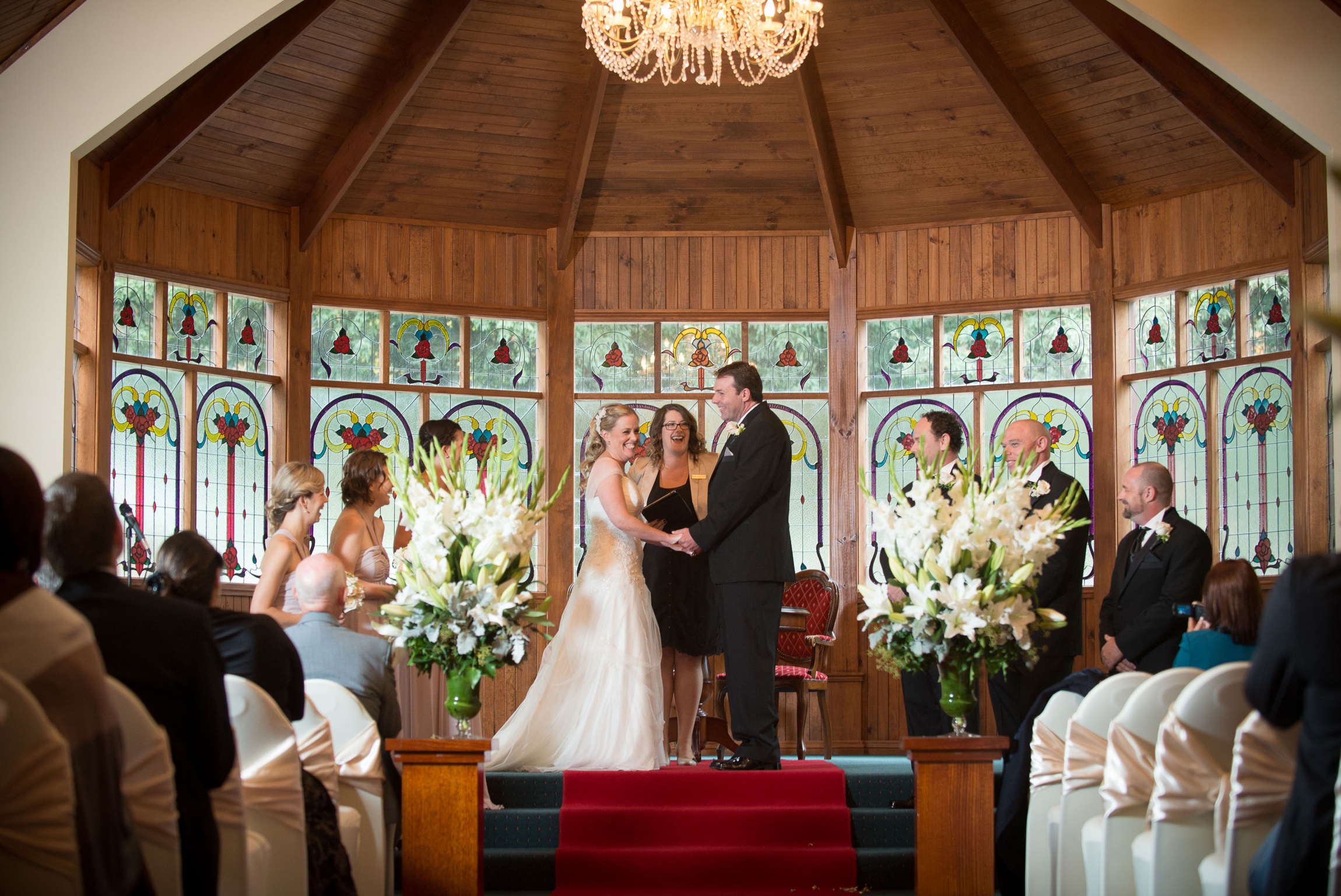 We found you, you understood what we wanted and you delivered 150% You were the one that made our day perfect, thank you. - David and Shelley, married in Sherbrooke.