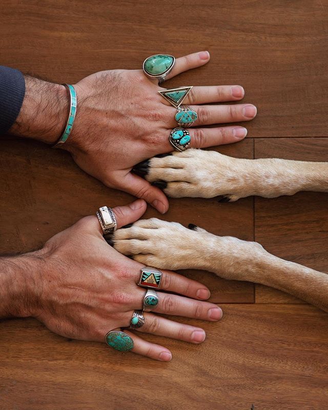 Came to the South to sniff out more vintage turquoise with my favorite coonhound and hang with my bests. 
https://www.etsy.com/shop/reallykindofamazing