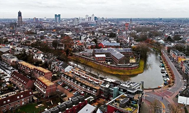 Nice view! #utrecht #cityscape  #view #wolvenplein #prison #dom #dji #phantom4pro