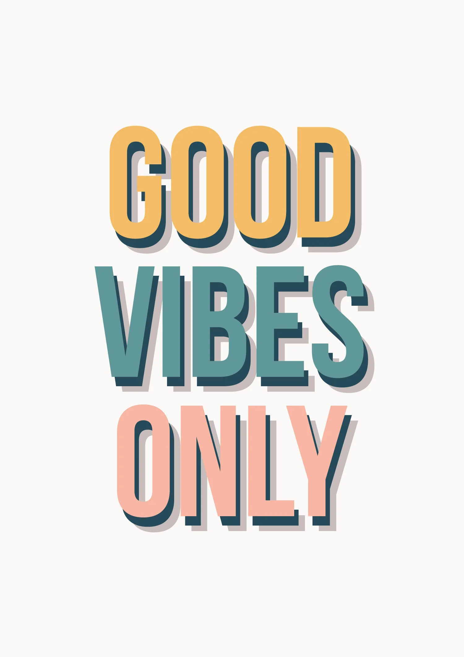 Good Vibes Only Wall Art The Native State