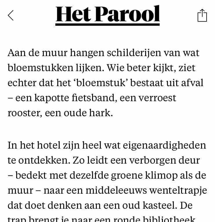Parool - Bunk Hotels