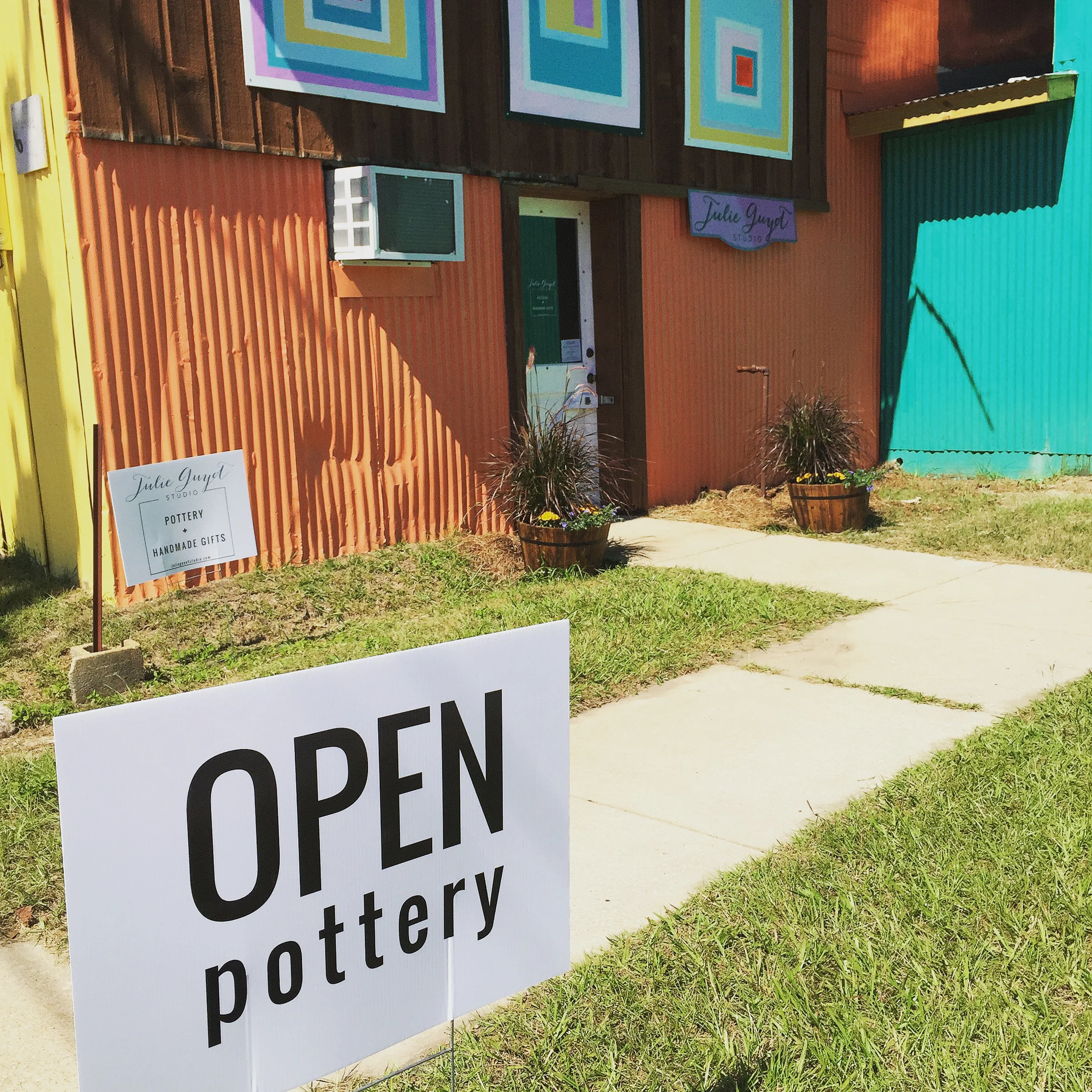 The new studio/showroom digs in Railroad Square Art Park.
