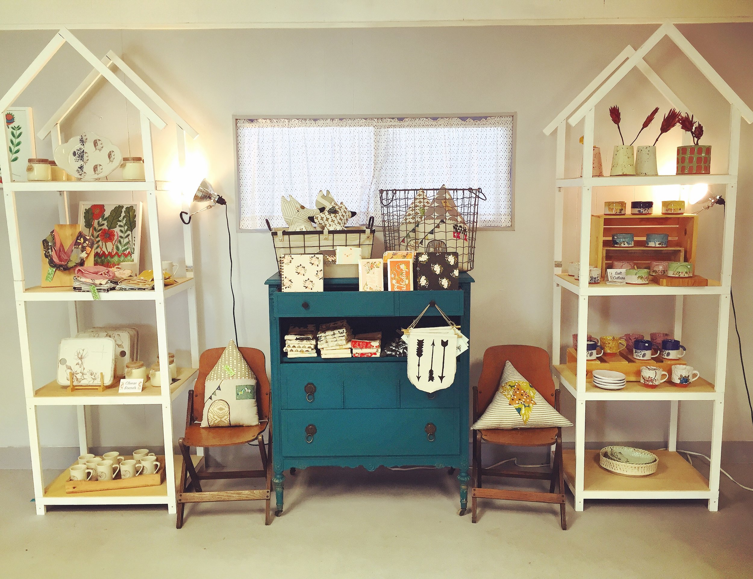 One wall of my showroom