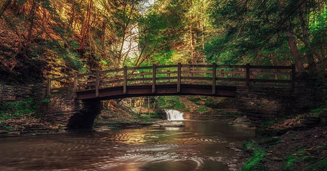 Bridge at #buttermilkfalls falls shot with #gh5 #photography #landscape #travel #wilderness #nature #waterfall #fineartphotography #fineart #hike #hiking