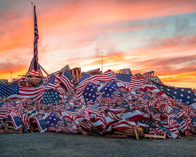 Sunset at the #watchfire #memorialday #service #armedforcew #flag #usa #remember #freedom #photography #sunset