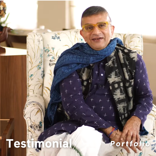 Client testimonial video production