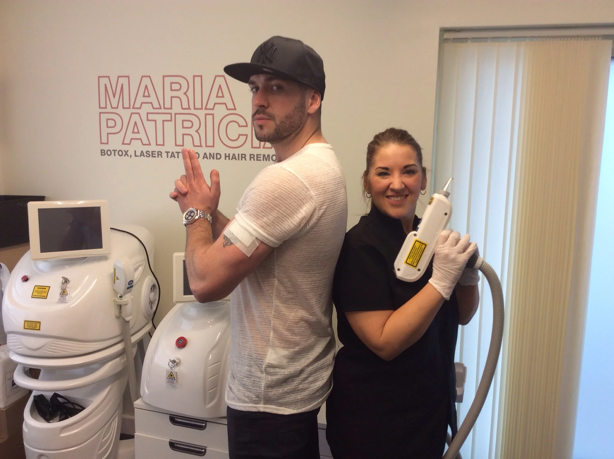 Shayne Ward with Maria Patricia