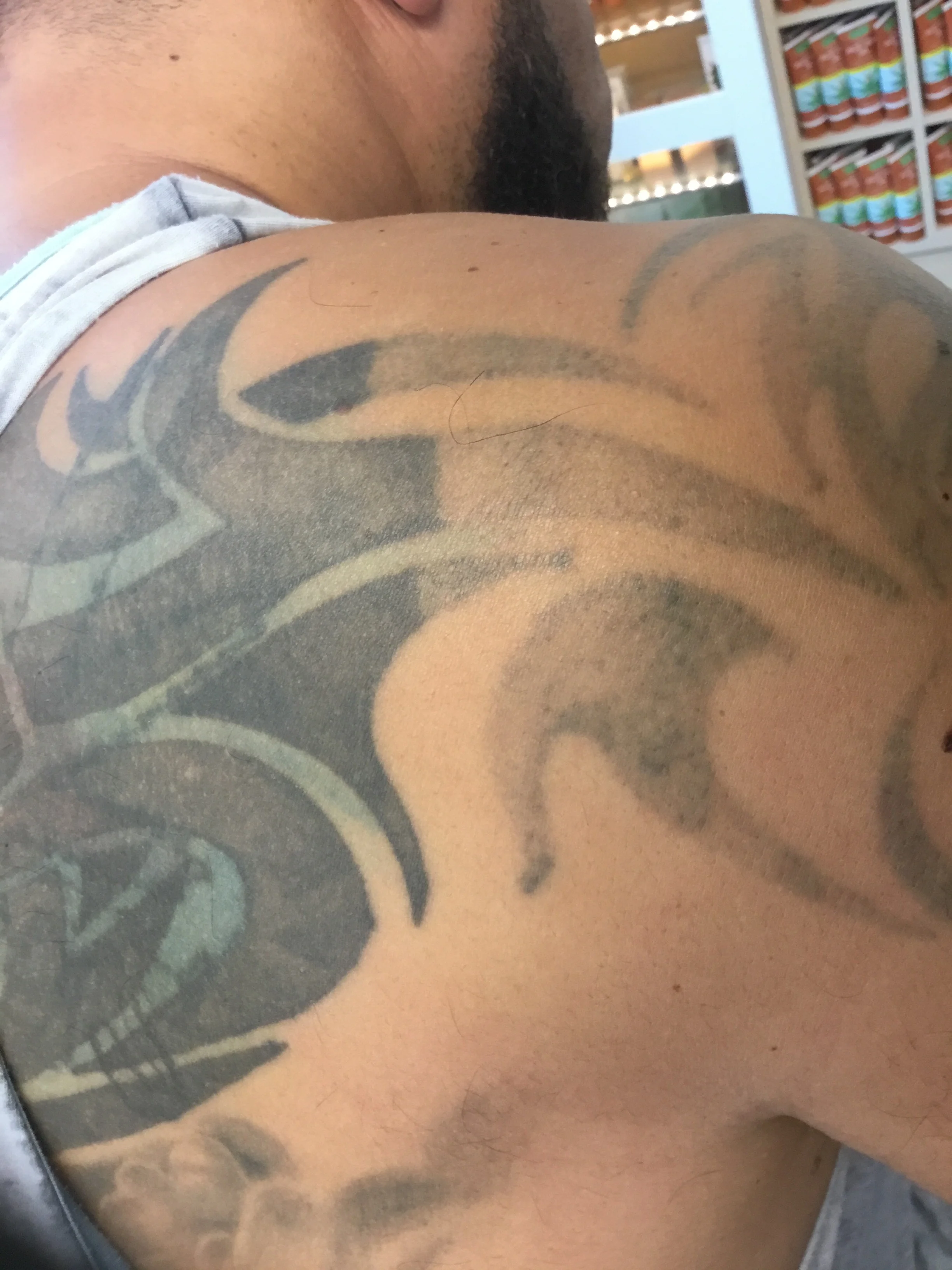 Getting this ready for a cover up tattoo