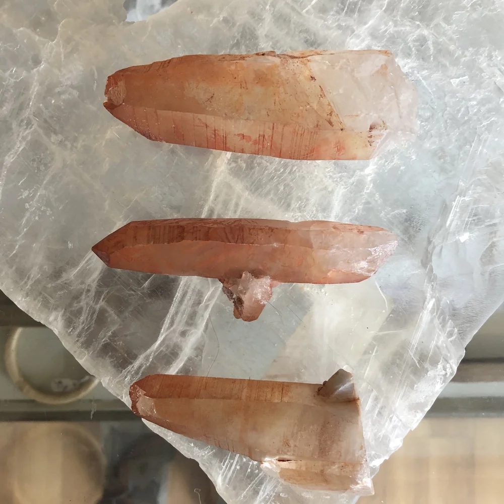 Red Quartz Crystal Points The Rock And Art Shop