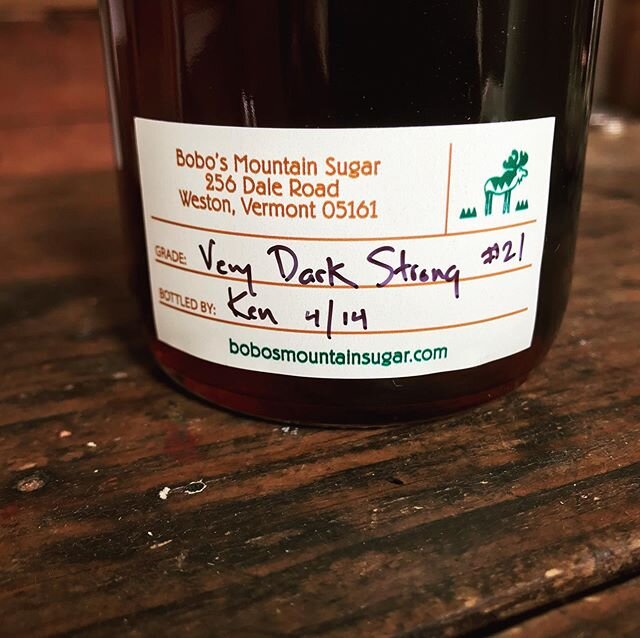 Very Dark and Strong syrup is back! It took the whole season to make it and we made it on our last boil. It&rsquo;s super tasty, strong syrup. Check it out on the website! We wrapped up the season this week. Despite the cold temperatures, the sap ran