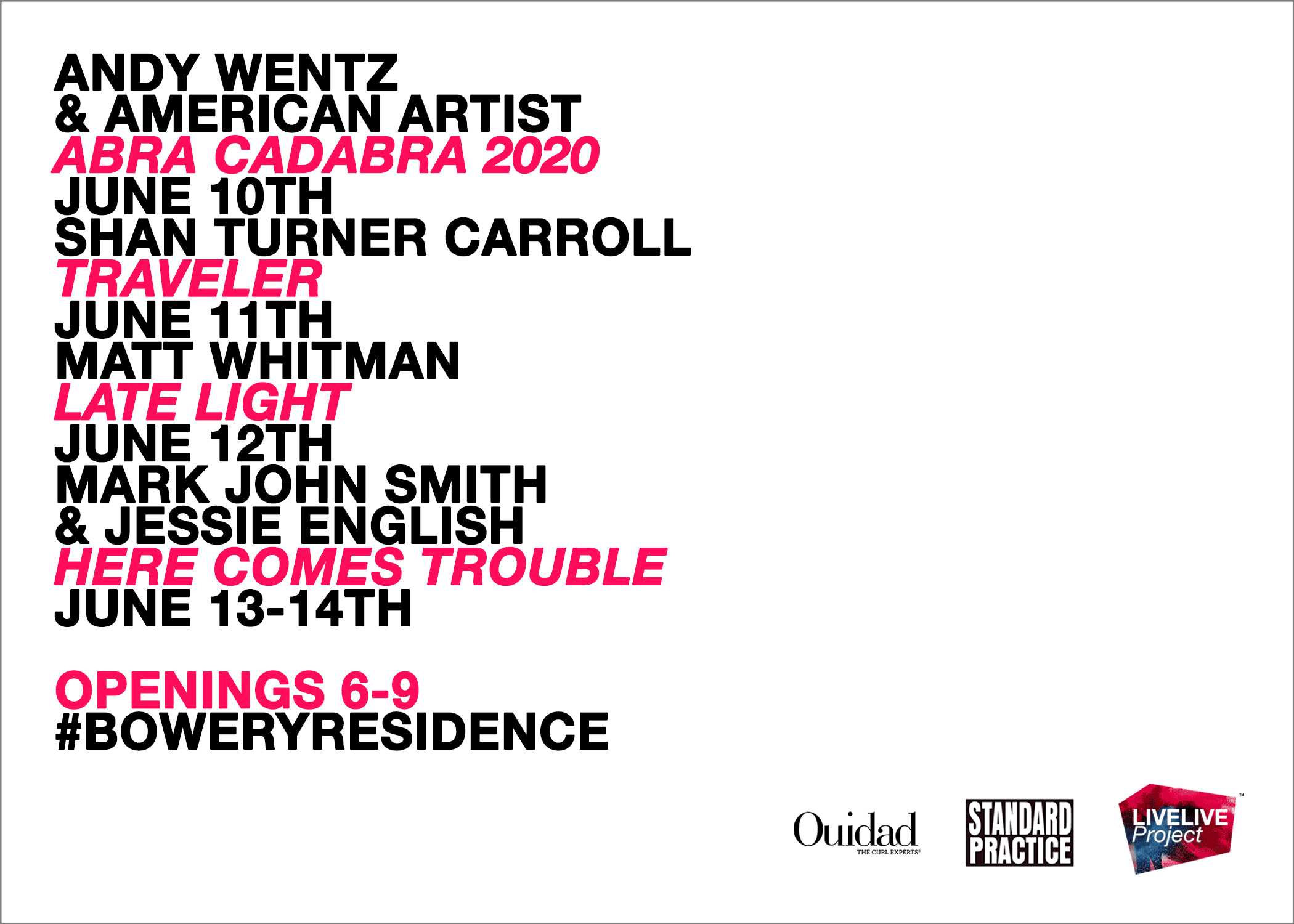 A Bowery Residence - Info