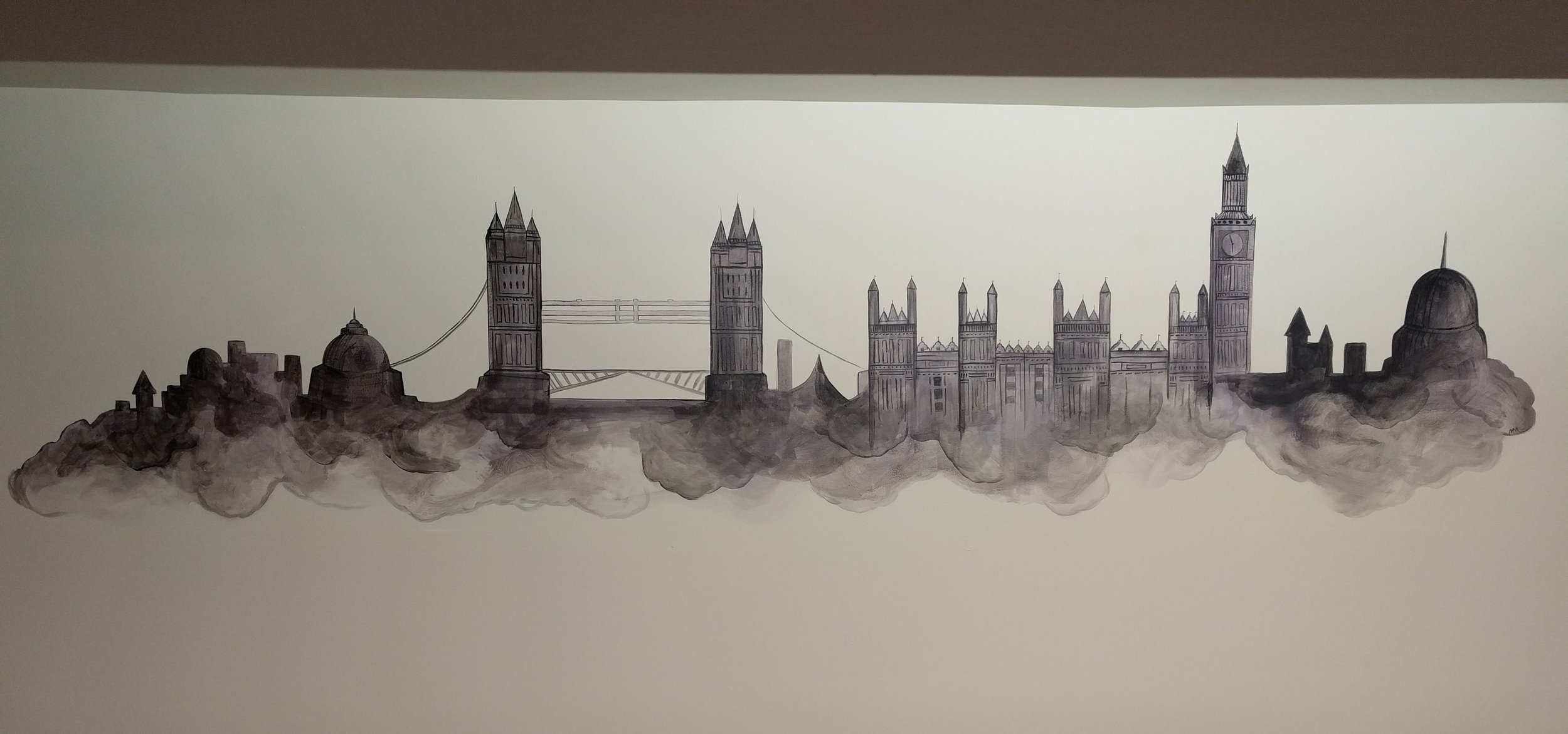 London Skyline Mural