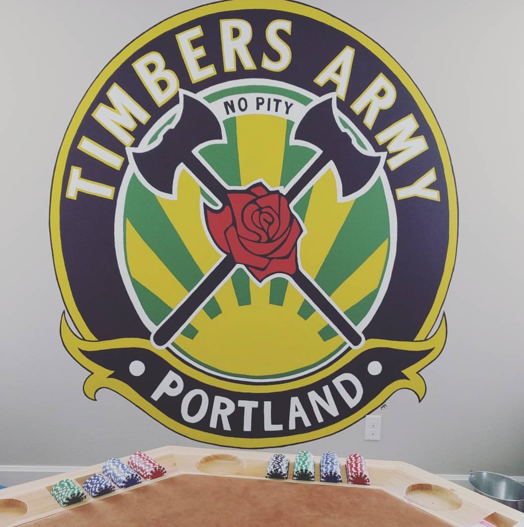 Timbers Army - Portland Timbers FC Game Room Mural