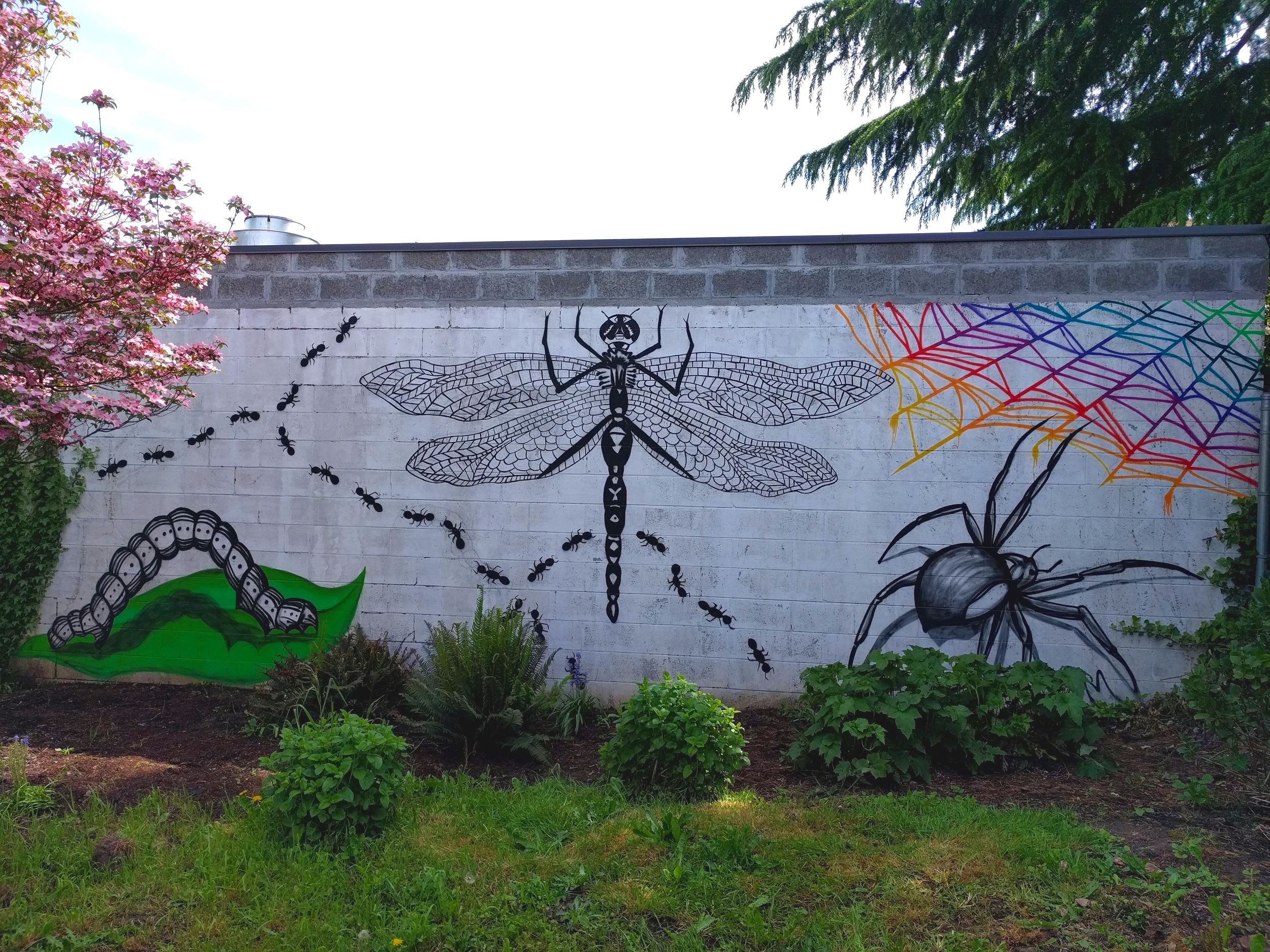 Backyard Bugs Mural