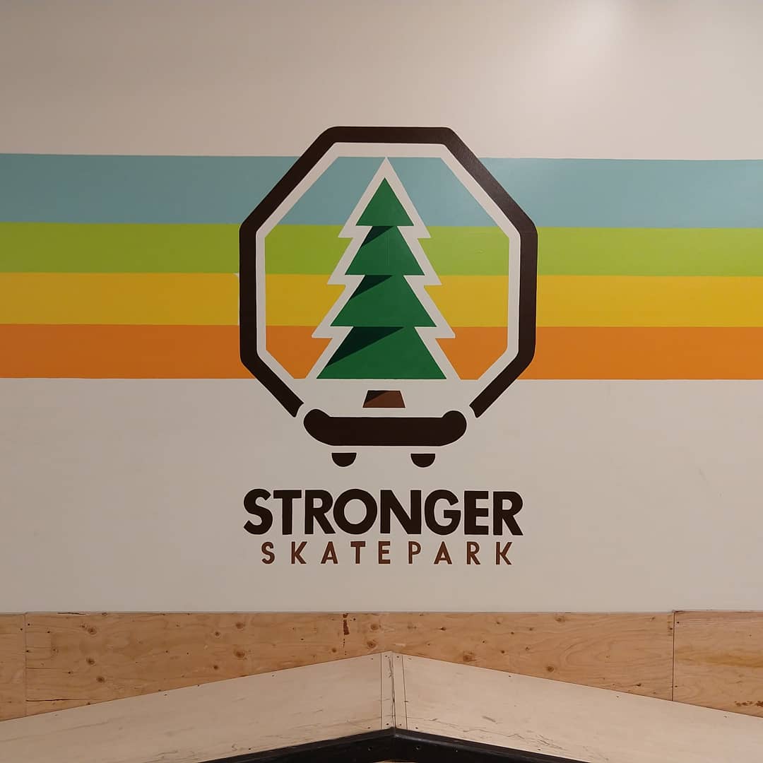 Stronger Skate Park Logo