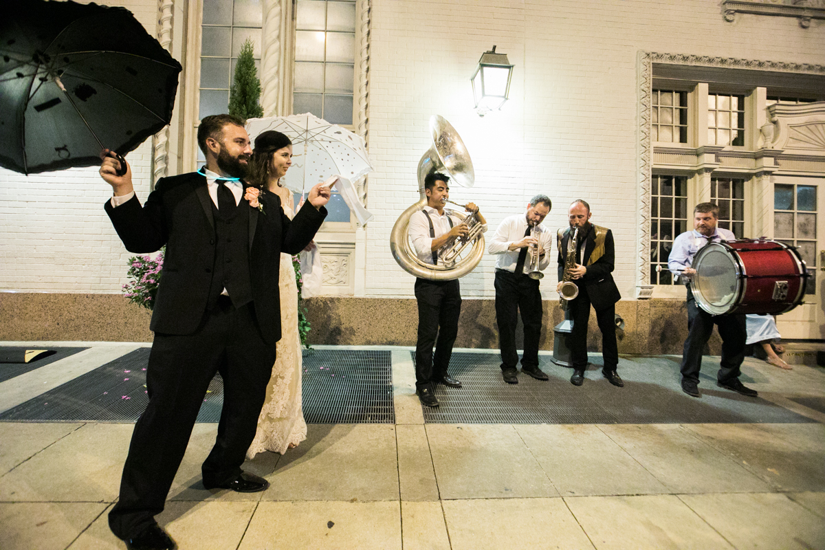 Baton Rouge Wedding Photographer second line