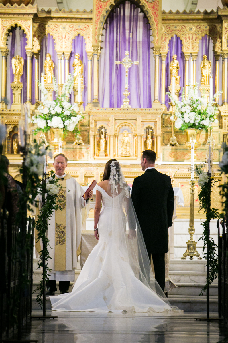 Immaculate Conception church Weddings New Orleans  Bride and Groom