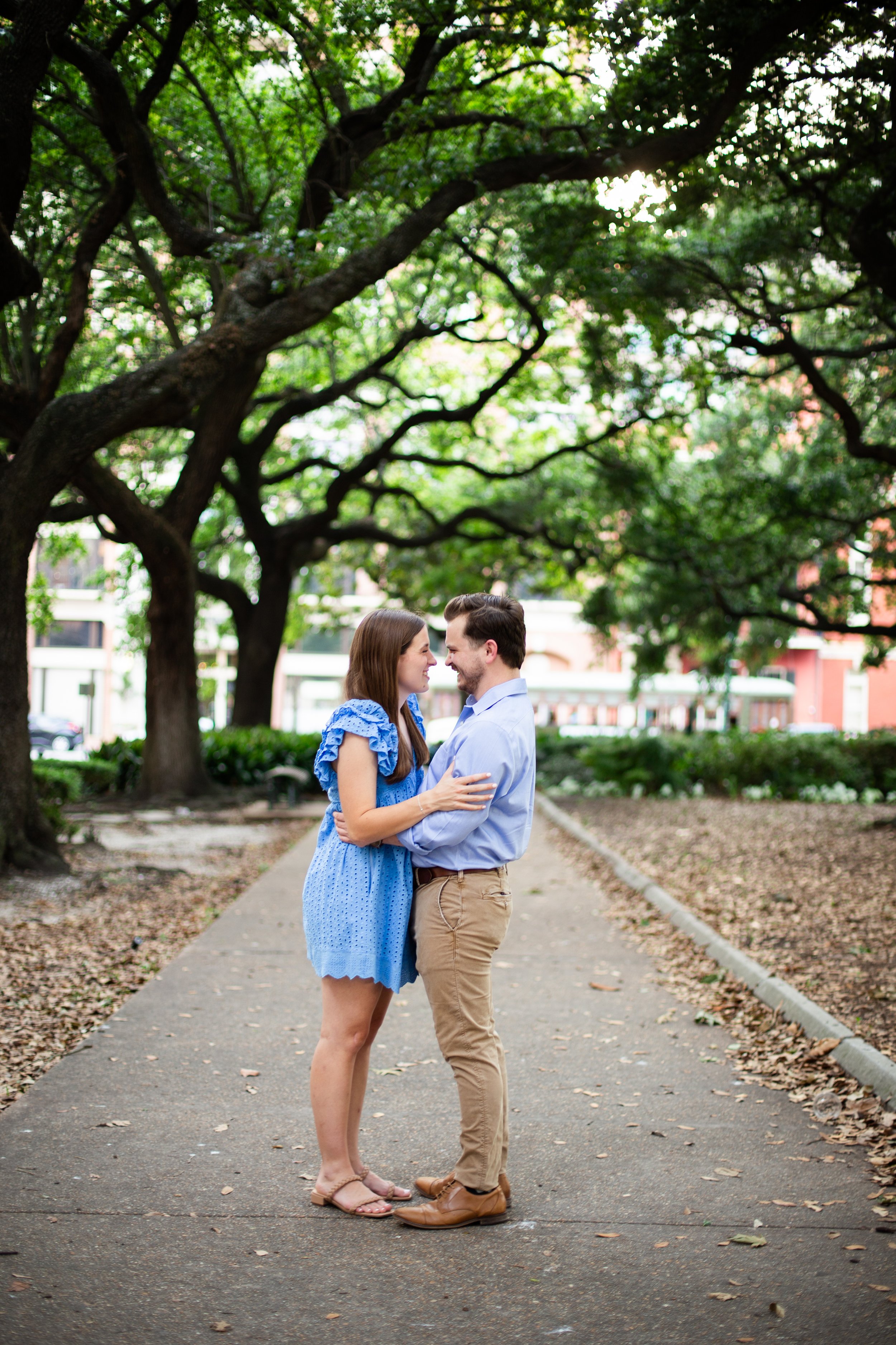 Lafayette Square Engagement Photo