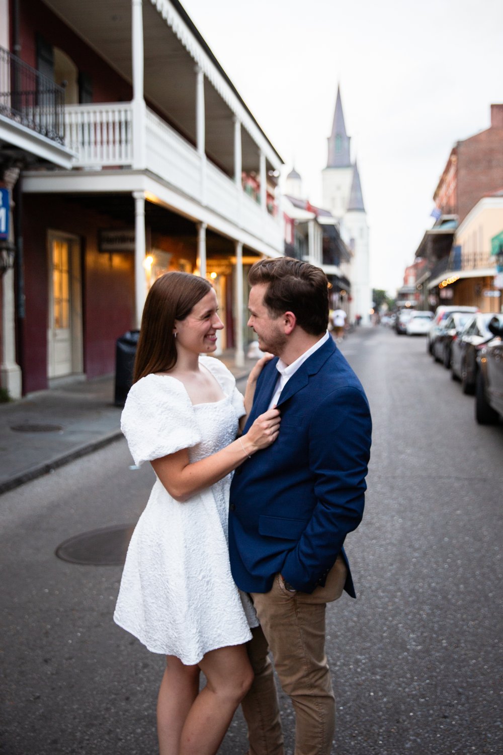 Engagement Photos in the French Quarter of New Orleans 