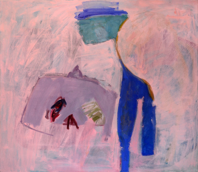Baggage, acrylic on canvas, 42" x 48", 2014
