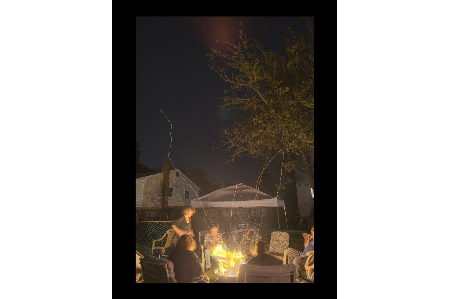 #7484 Campfire, Boonton, NJ, 2015, 26"x36"