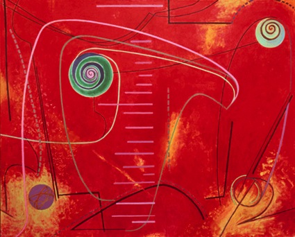 Pulser, 40''x50", acrylic on canvas, 2005