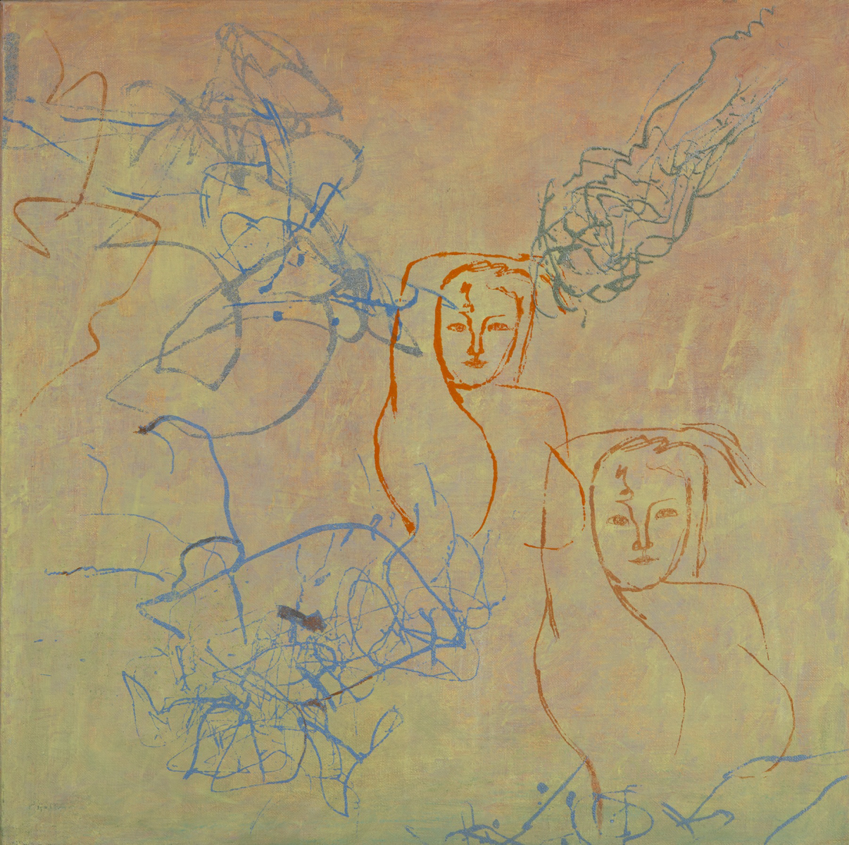 Composition, 12''x12'', acrylic on canvas, 2014