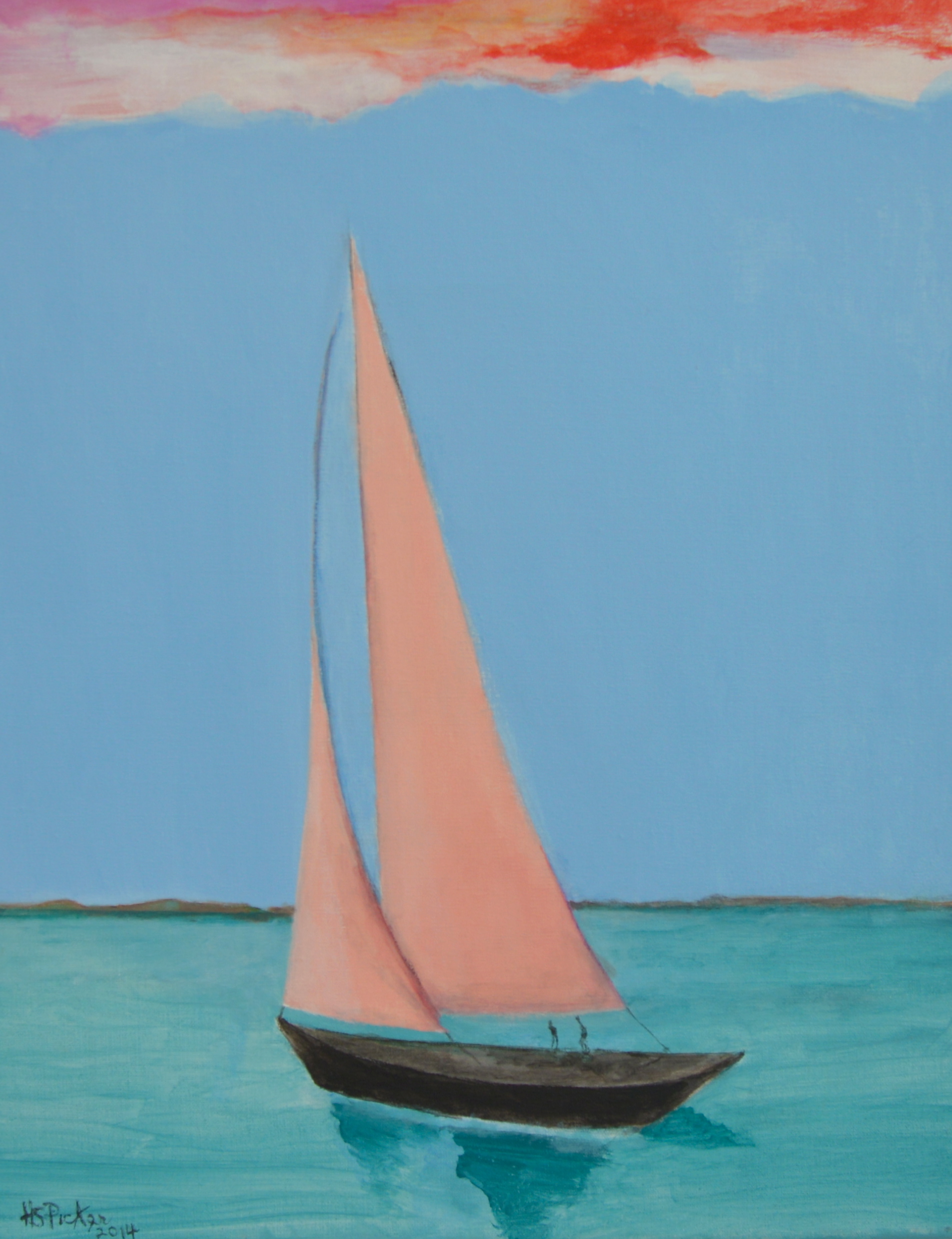 Herniette Simon Picker, Sunset Sail