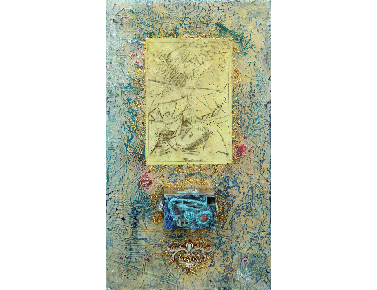 Martin Ries_The Immediate Excitement of The Field with Optical Buzz-Homage to Willem de Kooning_14x8_$.jpg