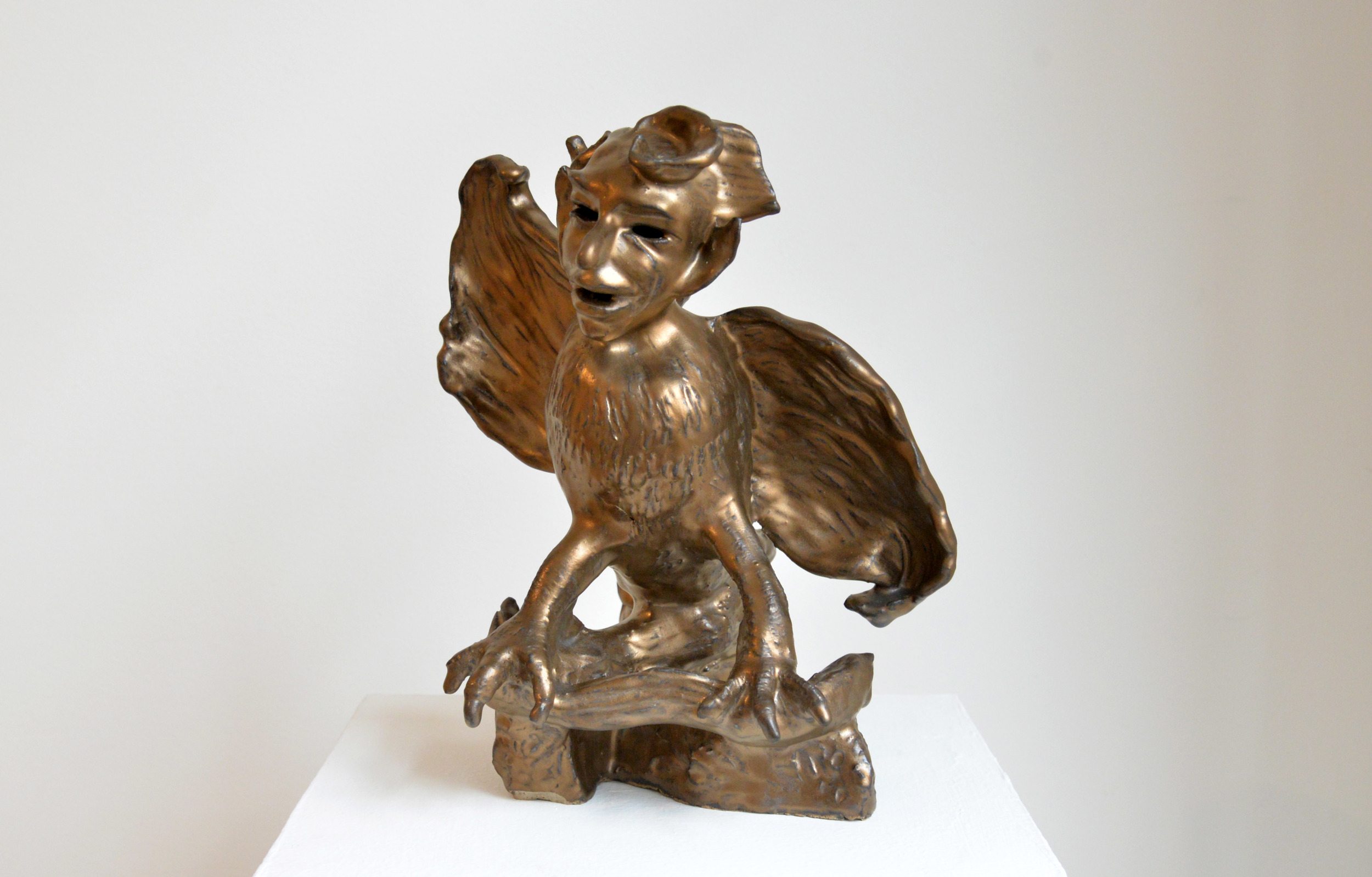 Garuda, Glazed ceramic, 12” x 10” x 9”, 2015