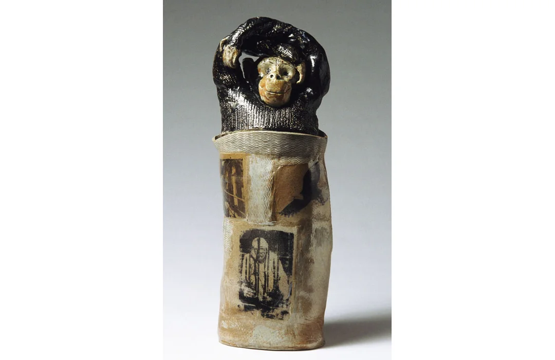 Kate Missett Captivity and Freedom Wood fired stoneware 28” x 12” x 6”