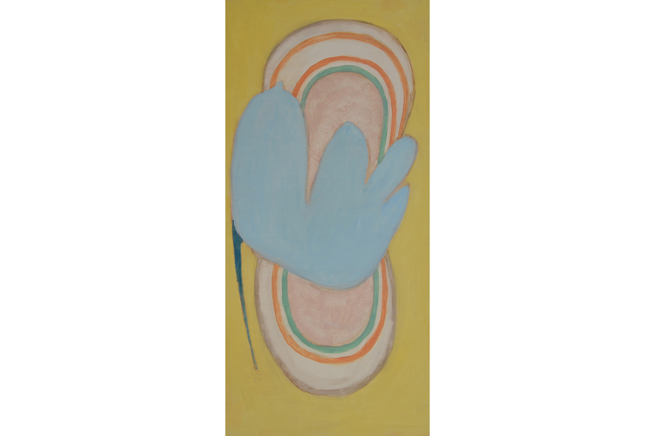 Susan Lisbin Repeat 10 Oil on aluminum 38” x 18”, 2016