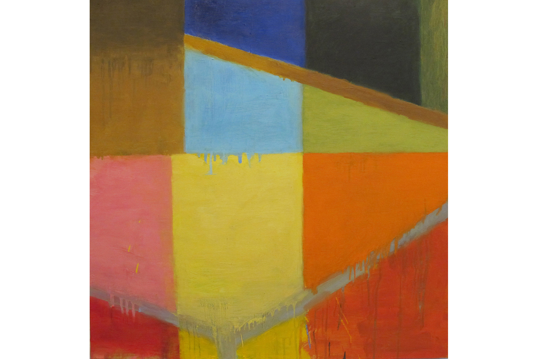Joan Mellon Looking Back Oil on canvas 30” x 30”, 2015