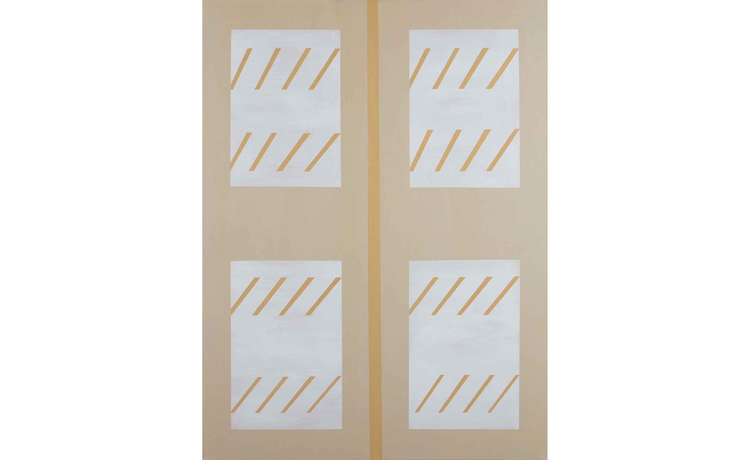 White Sands .01L, Acrylic on canvas, 40” x 30”, 2016