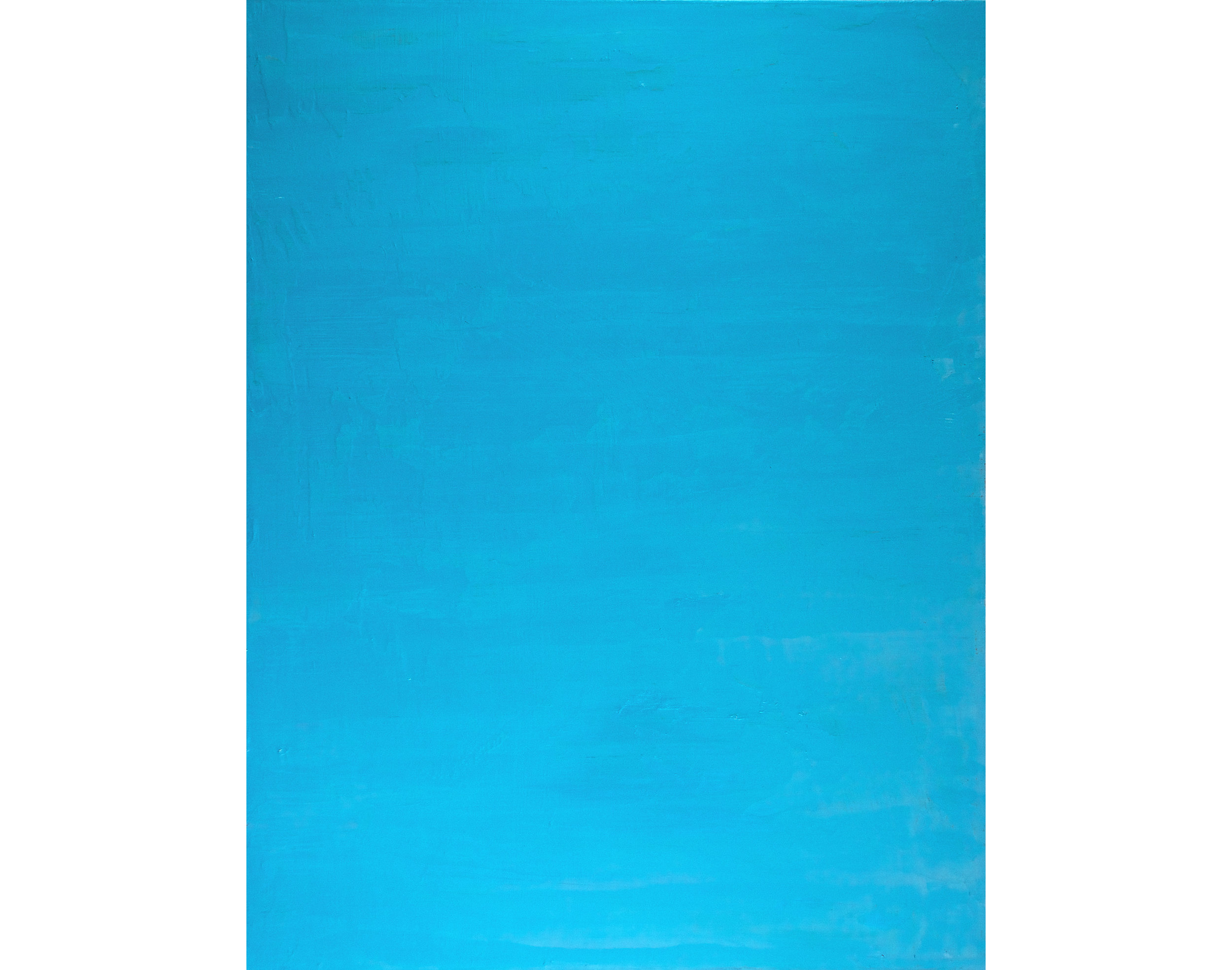 Knives Blue, 2015, Oil on Linen, 34 x 26 inches