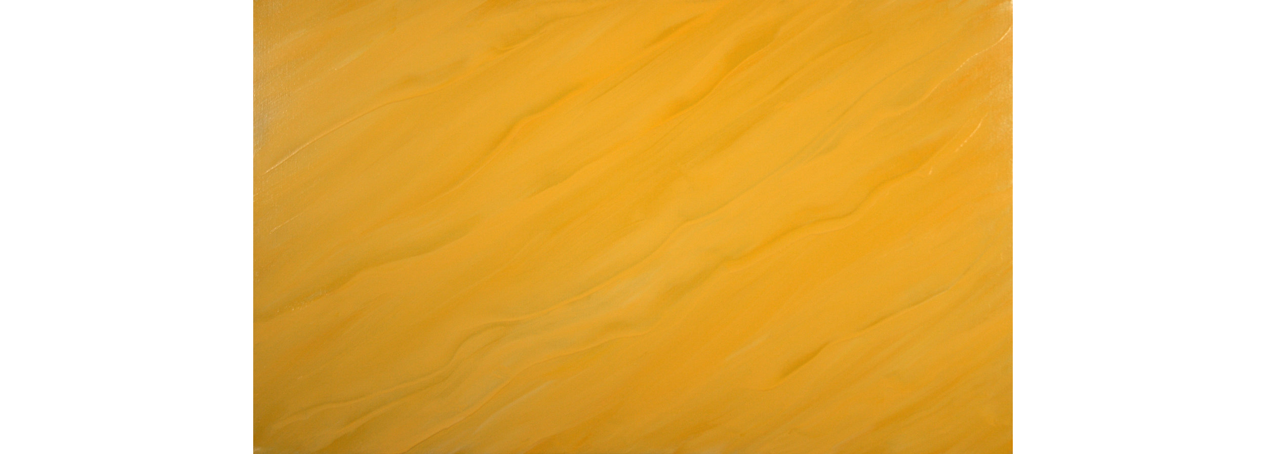 Streaming Yellow, 2015, Oil on Linen, 24 x 40 inches