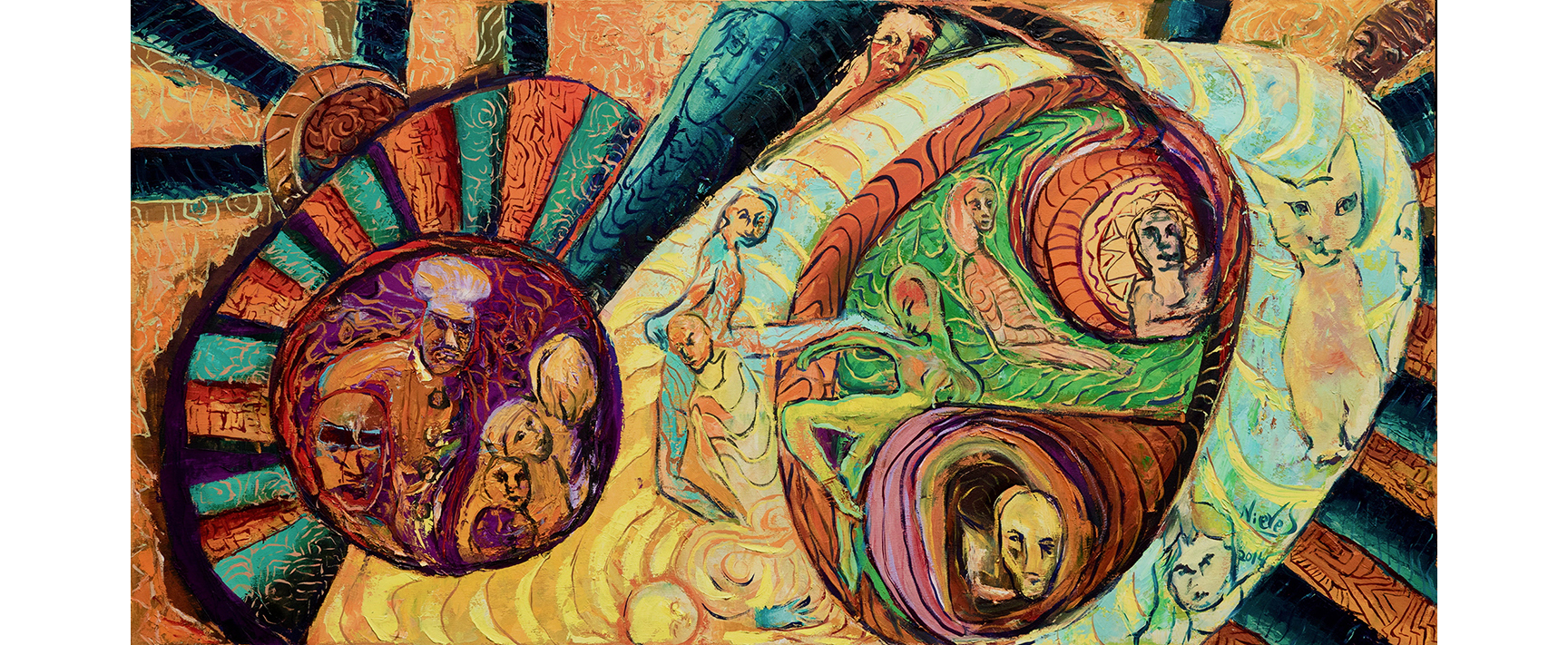 Central Park, 2014, Oil on canvas, 48 x 24 inches